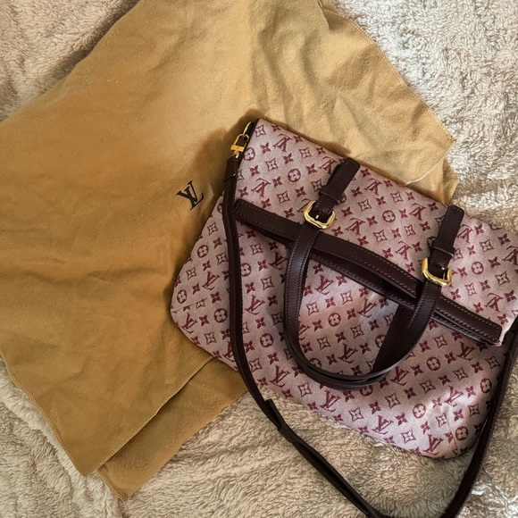 Authentic Louis Vuitton Mini Lin Francoise Cherry - Picture 1 of 6